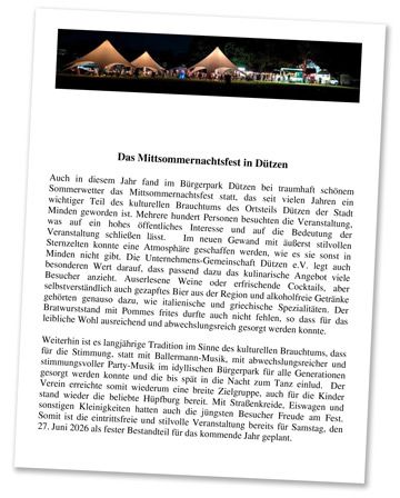 Rückblick Mittsommernachtfest 2025